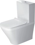 Duravit DU Stand-WC Kombi DuraStyle 630 mm Tiefs p&uuml;ler, f.SPK, Abg.Vario, wei&szlig;
