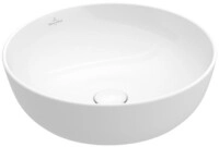 Villeroy & Boch VB Aufsatzwaschbecken Artis 430x430x130mm Rund Wei&szlig; Alpin