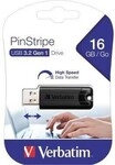 Verbatim USB-Stick PinStripe 49316 USB 3.0 16GB schwarz 183240290