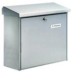 Burg-w&Auml;chter Briefkasten Comfort 3913 Ni H.340mm B.380mm T.148mm VA DIN C4 4190