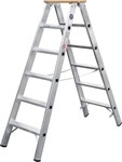 ILLER-LEITER Stufenstehleiter beidseit. 51706