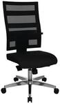 Topstar B&uuml;rodrehstuhl Punktsynchr.-T.schwarz/schwarz 450-550mm Trgf.110kg