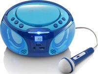LENCO UKW-Radio CD/MP3 tragbar SCD-650 blue Lenco SCD-650BU