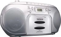 LENCO Radio/CD/Kassetten-Player SCD-420 SILVER Lenco SCD-420SI