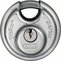 Abus Zylindervorhangschloss 24IB/50 Schlossk&ouml;rper-B.51mm VA versch.-schl.