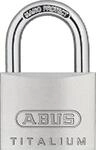 Abus Zylindervorhangschloss 64TI/40 gl Schlossk&ouml;rper-B.40mm Titalium gl.6411
