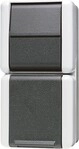 Jung Schalter-Steckdosen-Kombi. 876 W 876W