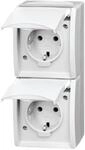 Busch-Jaeger SCHUKO-Zweifachsteckdose 20-02 EW-54 2CKA002084A0710