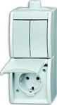 Busch-Jaeger Kombination SCHUKO 2601/5/20EW-54-503 2CKA001684A0328