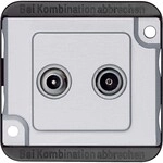 Merten BK/Sat-Antennendose ma/si 299460