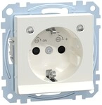 Merten SCHUKO-Steckdose pws/gl MEG2304-0319