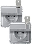 Merten SCHUKO-Steckdose alu MEG2318-7260