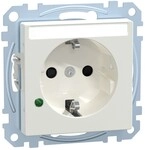 Merten SCHUKO-Steckdose pws/gl MEG2305-0319