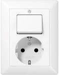Jung SCHUKO-Steckdose aws AS 5576 U WW AS5576UWW