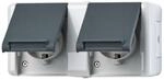 Jung SCHUKO-Steckdose 2-fach 8220-1 W 8220-1W