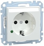 Merten SCHUKO-Steckdose aws/gl MEG2305-0325