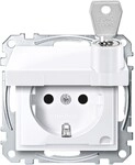 Merten SCHUKO-Steckdose aws/gl MEG2315-0325