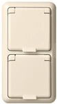 Elso UP-Steckdose 2-fach IP44 225414