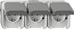 Merten SCHUKO-Dreifach-Steckdose MEG2390-8029