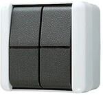 Jung Doppel-Taster 10AX 250V 835 W 835W