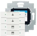 Busch-Jaeger Tastsensor 4fach 6127/01-884 2CKA006117A0207