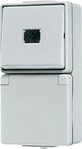 Jung Taster-/SCHUKO-Kombination 671 W 671W