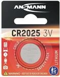 10 Stk. Ansmann Knopfzelle 3 V 165 mAh CR2025 20x2,5mm 1 St./Bl. 5020142