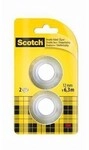 Scotch Klebefilm 136R2 12mmx6,3m beidseitig klebend 2 St./Pack. 164050800