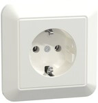 Merten SCHUKO-Steckdose pws/gl MEG2301-1019