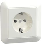 Merten SCHUKO-Steckdose pws/gl MEG2300-1019