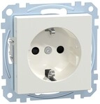 Merten SCHUKO-Steckdose pws/gl MEG2300-0319
