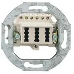Rutenbeck Anschlu&szlig;dose TAE 3x6 NFN Up0 rw 10210517