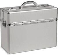 Alumaxx Pilotenkoffer ALPHA 45100 Zahlenschloss 48x37,5x20cm silber 430212795