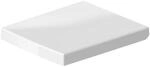 Duravit DU WC-Sitz Vero mit SoftClose Scharniere edelstahl, wei&szlig; 0067690000