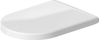 Duravit DU WC-Sitz mit Absenkautomatik Scharnier e edelstahl, lang, wei&szlig;