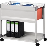 Durable H&auml;ngemappenwagen Trolley 90 378410 700x710x440mm grau 843041981