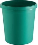 Helit Papierkorb H6105852 18l rund Kunststoff gr&uuml;n 170048860