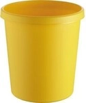 Helit Papierkorb H6105818 18l rund Kunststoff gelb 170048810