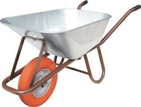 M&Uuml;ba Tiefmuldenkarre 90l polymeres Rad Stahlfelge m.Kugell. 79963