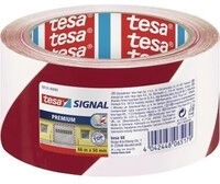 Tesa Packband 58131-00000 50mmx66m bedruckt rot wei&szlig; 164235430