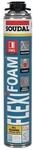 12 Stk. Soudal 1K-Pistolenschaum FLEXI FOAM 750 ml B2 blau o.Einw.-Handsch.Dose