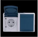 Busch-Jaeger Steckdose 20/2 EBW-53 2CKA002084A0720