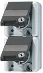Jung SCHUKO-Steckdose 2-fach 822 NAWSL 822NAWSL