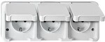 Merten SCHUKO-Dreifach-Steckdose MEG2390-8019