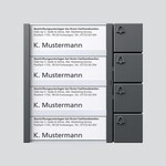 Siedle&S&ouml;hne Tasten-Modul TM 612-4 DG 200038765-00