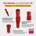 100 Stk. TOX-D&uuml;bel-Techn. Allzweckd&uuml;bel Tri 6/36 KT 010100051