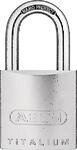 Abus Zylindervorhangschloss 86TI/55 o.Zyl.Schlossk&ouml;rper-B.55mm Titalium