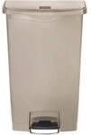 Rubbermaid Tretabfalleimer Slim Jim 1883456 Kunststoff 30l beige 435007379