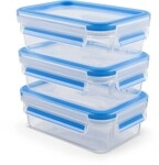 Emsa Frischhaltedosen-Set CLIP CLOSE 3er bl 508570