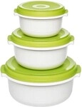 Emsa Mikrowellen-Topfset MICRO FAMILY apfelgn 509741